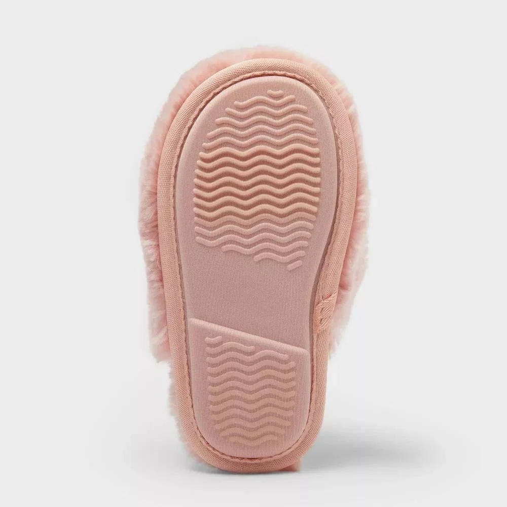 Toddler Slippers by Cat & Jack Nova Scuff Pink Size 5T-6T New With Tags